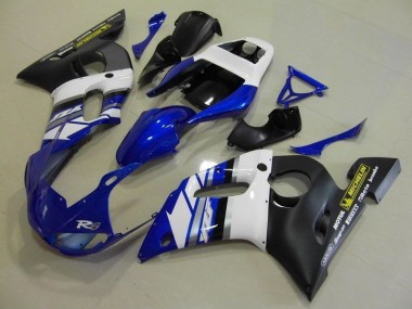Buy 1998-2002 Blue White and Black Yamaha YZF R6 Motorcylce Fairings Canada