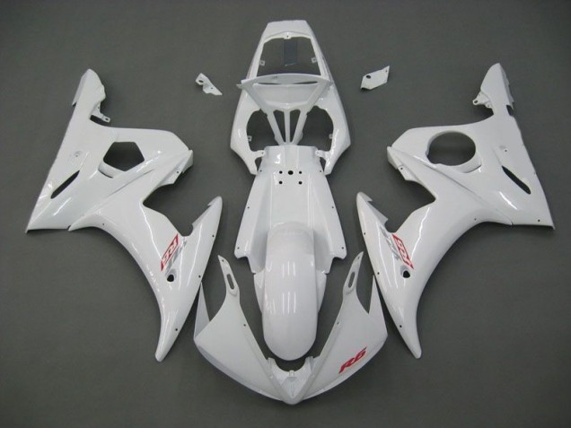 Buy 2003-2005 White Yamaha YZF R6 Motorbike Fairings Canada