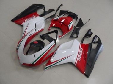 Buy 2007-2014 Red White Ducati 848 1098 1198 Replacement Motorcycle Fairings Canada