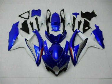 Buy 2008-2010 Blue White Suzuki GSXR 600/750 Motorcycle Fairing Kit Canada