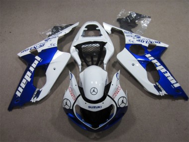 Buy 2000-2002 Blue White Jordan Motul Suzuki GSXR1000 Moto Fairings Canada