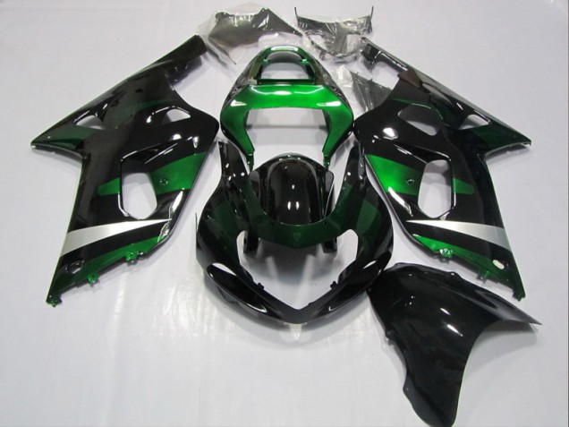 Buy 2001-2003 Black Green Suzuki GSXR600 Bike Fairings Canada